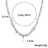 304 Stainless Steel Casual Hip-Hop Cool Style Star Necklace main image 2