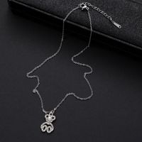 Style Simple Style Classique Ours Alliage De Zinc Asymétrique Femmes Pendentif main image 3