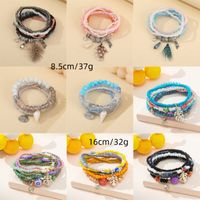 Vacation Ethnic Style Color Block Alloy Glass Beaded Women's Bracelets main image 2