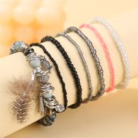 Vacation Ethnic Style Color Block Alloy Glass Beaded Women's Bracelets main image 3