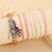 Vacation Ethnic Style Color Block Alloy Glass Beaded Women's Bracelets main image 4
