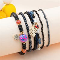Vacation Ethnic Style Color Block Alloy Glass Beaded Women's Bracelets main image 8