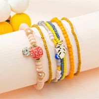Vacation Ethnic Style Color Block Alloy Glass Beaded Women's Bracelets main image 10