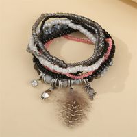 Vacation Ethnic Style Color Block Alloy Glass Beaded Women's Bracelets sku image 3