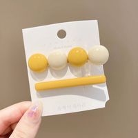 Fashion Geometric Alloy Plating Artificial Pearls Hair Clip 1 Piece sku image 101