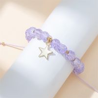 Casual Simple Style Round Artificial Crystal Alloy Beaded Women's Bracelets main image 7