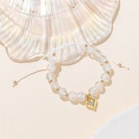 Lässig Einfacher Stil Runden Künstlicher Kristall Legierung Perlen Frau Armbänder sku image 1