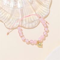 Lässig Einfacher Stil Runden Künstlicher Kristall Legierung Perlen Frau Armbänder sku image 3
