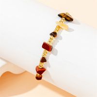 Simple Style Classic Style Color Block Glass Stone Beaded Women's Bracelets main image 5