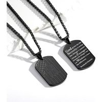Casual Modern Style Cross 304 Stainless Steel Men's Pendant Necklace main image 2