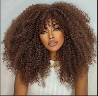 Women's Hip-hop Street High Temperature Wire Bangs Short Curly Hair Wigs sku image 16