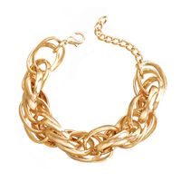 Retro Streetwear Geometric Alloy Plating Women's Bracelets Necklace sku image 2