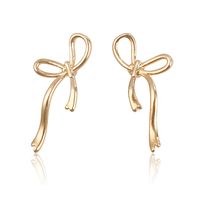 Modern Style Simple Style Bow Knot Copper Handmade Plating 18k Gold Plated Jewelry Set sku image 8