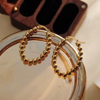 1 Pair Elegant Triangle Round Heart Shape Patchwork 304 Stainless Steel 18K Gold Plated Hoop Earrings main image 7