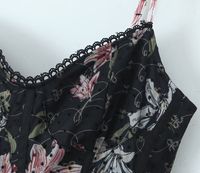 Women's Strap Dress Sexy Strap Printing Zipper Sleeveless Flower Maxi Long Dress Daily Date main image 7