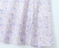 Women's Regular Dress Vacation Square Neck Printing Zipper Short Sleeve Ditsy Floral Maxi Long Dress Daily main image 6
