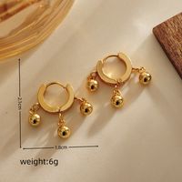 1 Pair Elegant Lady Classic Style Star Moon Heart Shape 304 Stainless Steel 18K Gold Plated Drop Earrings main image 3