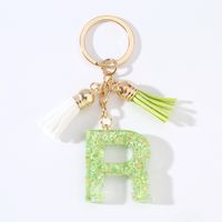 Cute Commute Sequins Alloy Resin Epoxy Bag Pendant Keychain sku image 4