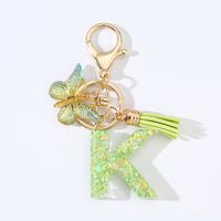 Modern Style Simple Style Commute Sequins Alloy Resin Epoxy Bag Pendant Keychain sku image 2