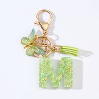 Modern Style Simple Style Commute Sequins Alloy Resin Epoxy Bag Pendant Keychain sku image 3