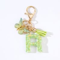 Modern Style Simple Style Commute Sequins Alloy Resin Epoxy Bag Pendant Keychain sku image 4