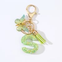 Modern Style Simple Style Commute Sequins Alloy Resin Epoxy Bag Pendant Keychain sku image 5