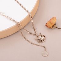 Hip-Hop Simple Style Cool Style Tiger Copper Hollow Out Burning Gold Silver Plated Women's Pendant Necklace main image 4