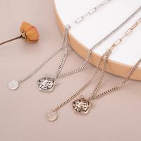 Hip-Hop Simple Style Cool Style Tiger Copper Hollow Out Burning Gold Silver Plated Women's Pendant Necklace main image 1