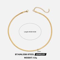 304 Stainless Steel 18K Gold Plated Basic Plating Geometric Necklace sku image 10
