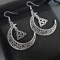 1 Pair Hip-Hop Retro Solid Color Zinc Alloy Drop Earrings sku image 1