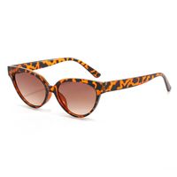 Retro Sweet Color Block Pc Cat Eye Full Frame Women's Sunglasses sku image 4