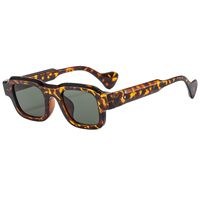 Streetwear Color Block Pc Special-Shaped Mirror Full Frame Women's Sunglasses sku image 2