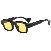 Streetwear Color Block Pc Special-Shaped Mirror Full Frame Women's Sunglasses sku image 3