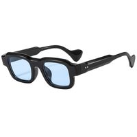 Streetwear Color Block Pc Special-Shaped Mirror Full Frame Women's Sunglasses sku image 5