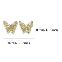 Sweet Simple Style Butterfly Zinc Alloy Nail Decoration Accessories 60 Pieces Per Pack main image 3