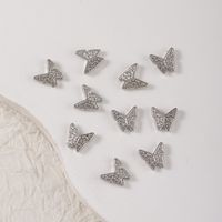 Sweet Simple Style Butterfly Zinc Alloy Nail Decoration Accessories 60 Pieces Per Pack main image 4