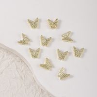 Süss Einfacher Stil Schmetterling Zinklegierung Nagel Accessoires 60 Stück Pro Packung main image 9