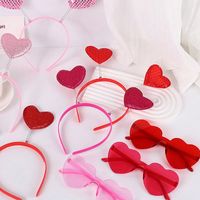 Cute Shiny Heart Shape Plastic Women's Jewelry Set main image 2