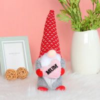 Mother'S Day Letter Heart Shape Cloth Party Rudolph Doll main image 3