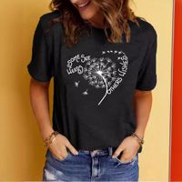 Women's T-shirt Short Sleeve T-Shirts Printing Streetwear Letter main image 3