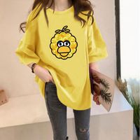 Women's T-shirt Short Sleeve T-Shirts Printing Casual Cartoon main image 5