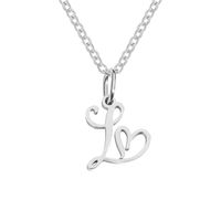 304 Stainless Steel 14K Gold Plated Casual Streetwear Letter Heart Shape Pendant Necklace main image 11