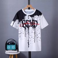 Simple Style Letter Printing Polyester T-shirts & Shirts main image 1