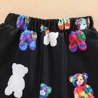 Casual Bear Polyester Girls Clothing Sets main image 4