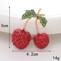 1 Piece Metal Cherry Pineapple Watermelon Beads main image 2