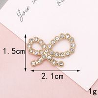 1 Piece Metal Butterfly Bow Knot Beads sku image 6