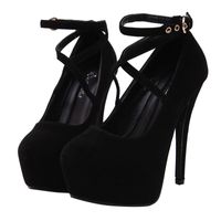 Women's Sexy Solid Color Round Toe Pumps main image 4