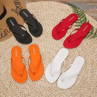 Women's Casual Solid Color Round Toe Flip Flops main image 1