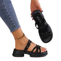 Women's Casual Solid Color Round Toe Platform Sandals main image 3