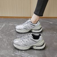 Women's Sports Color Block Round Toe Sports Shoes main image 3